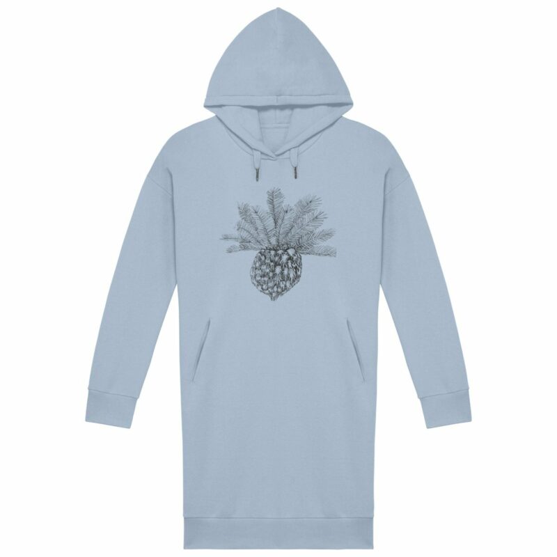 "uPsiDeDoWN" Hoodie Dress