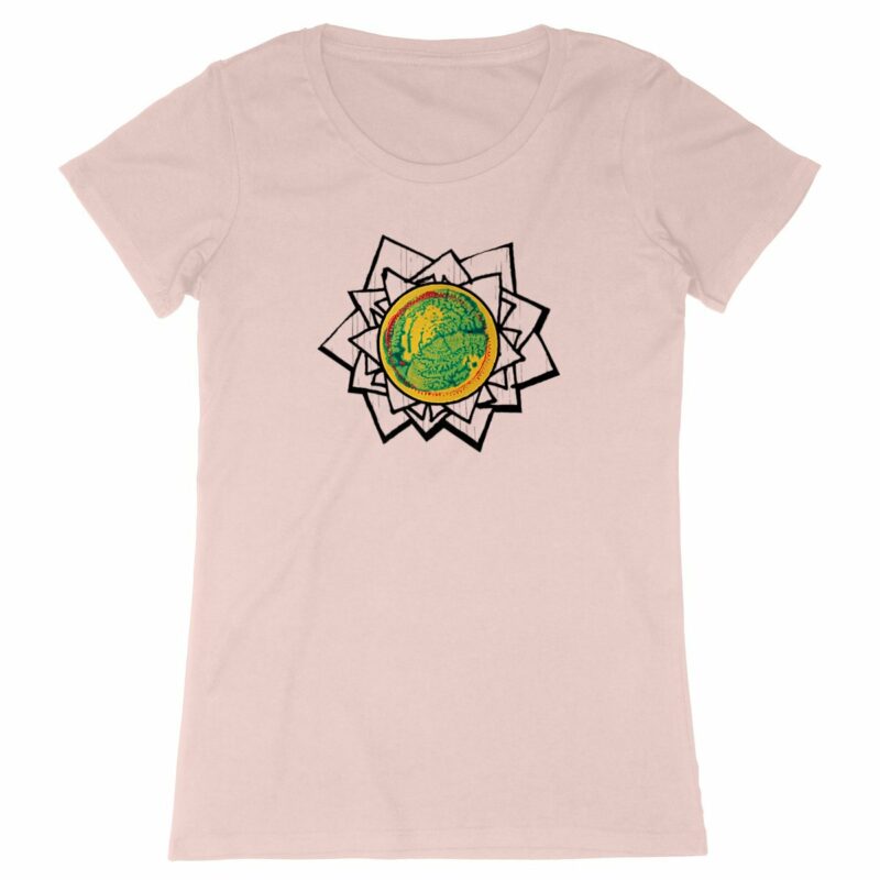 "Planet Mandala" Fitted T-shirt