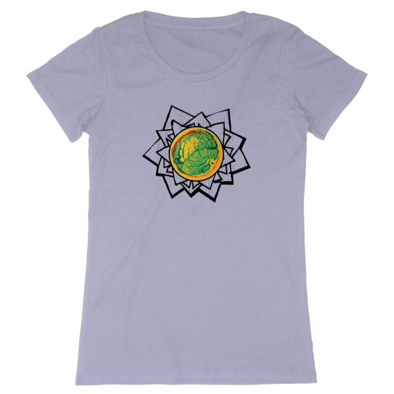 "Planet Mandala" Fitted T-shirt