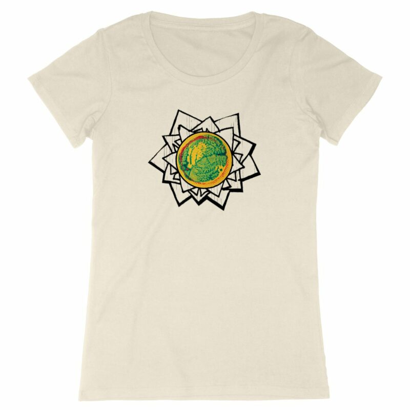 "Planet Mandala" Fitted T-shirt