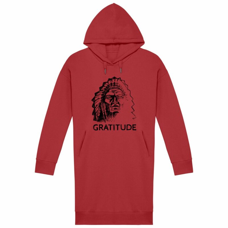 "Gratitude" Hoodie Dress