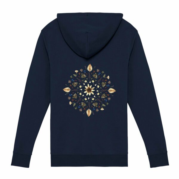 "Flower Mandala" Zip Hoddie