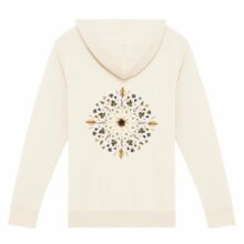 "Flower Mandala" Zip Hoddie