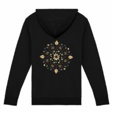 "Flower Mandala" Zip Hoddie