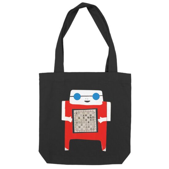 "Cigi Pal Chess" Recycled Tote Bag