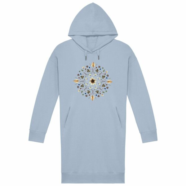 "Flower Mandala" Hoodie Dress