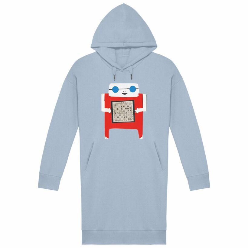 "Cigi Pal Chess" Hoodie Dress