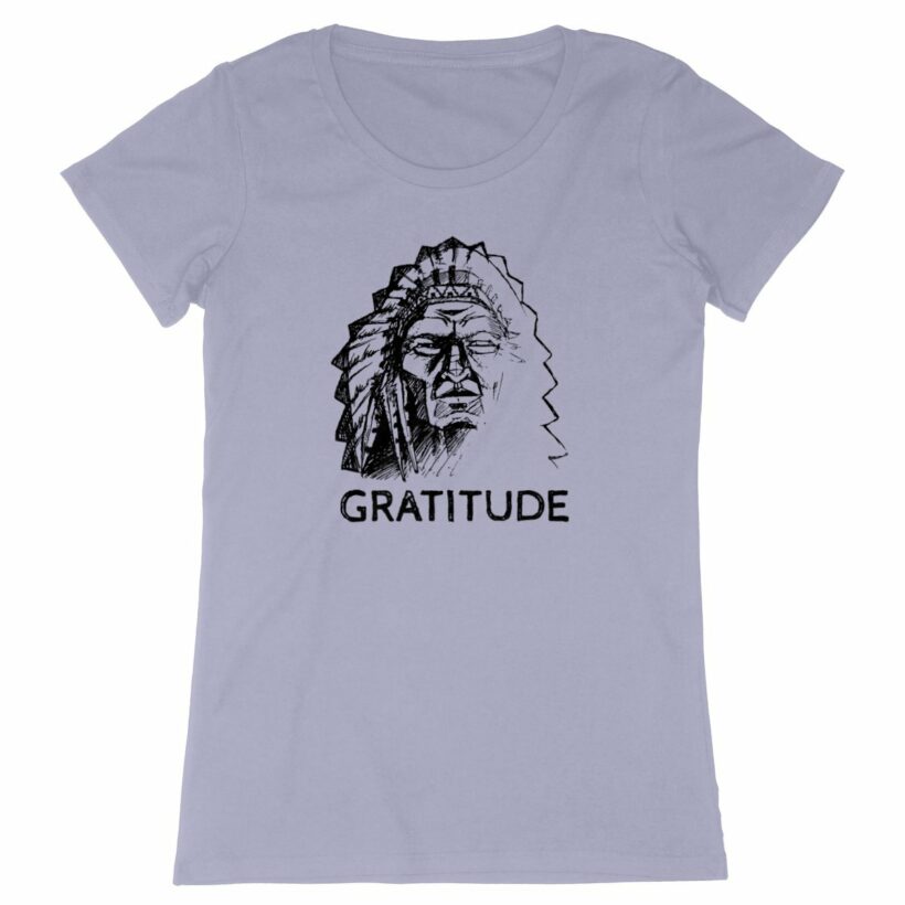 "Gratitude" Fitted T-shirt