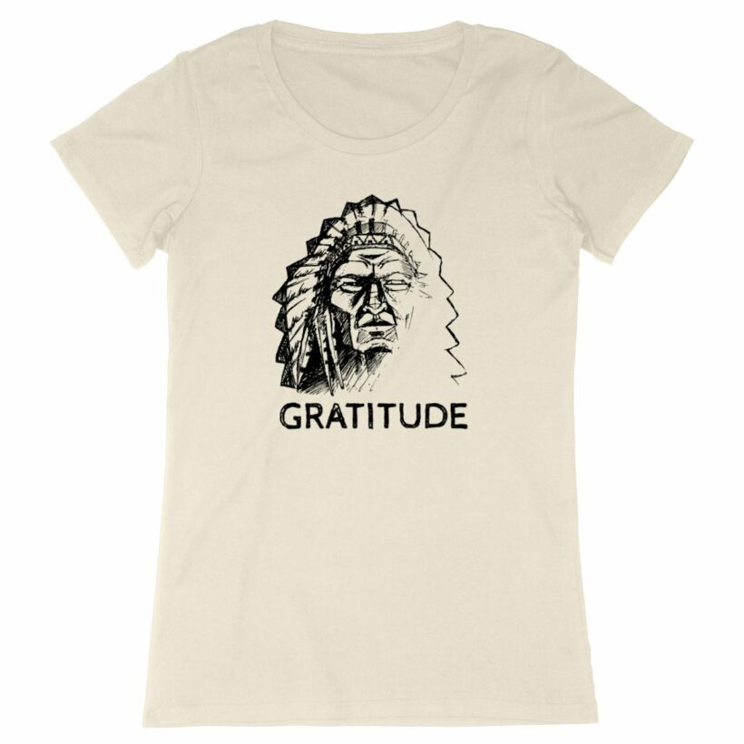 "Gratitude" Fitted T-shirt