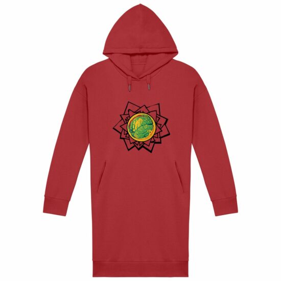 "Planet Mandala" Hoodie Dress