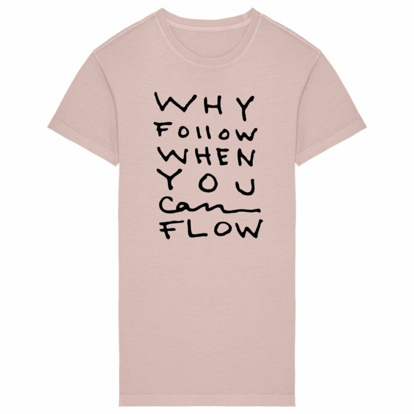 "Why Follow" Oversized T-shirt Dress