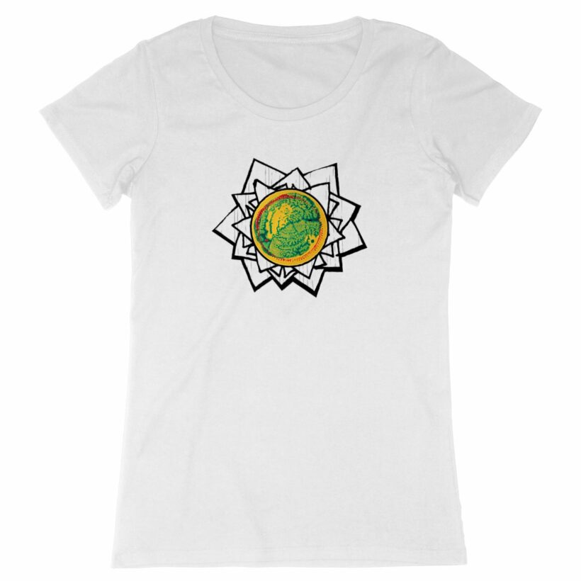 "Planet Mandala" Fitted T-shirt