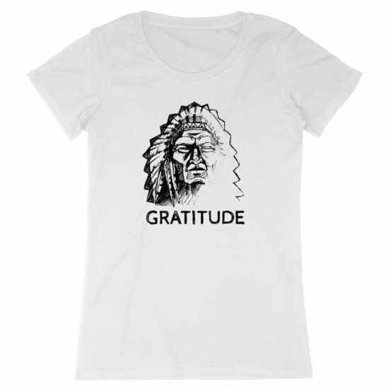 "Gratitude" Fitted T-shirt