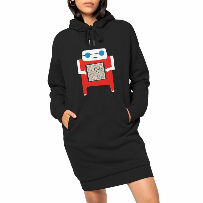 "Cigi Pal Chess" Hoodie Dress