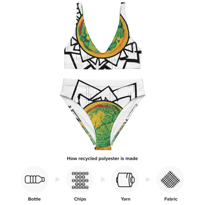 Distant Planet – Recycled High-Waisted Bikini - Image 5