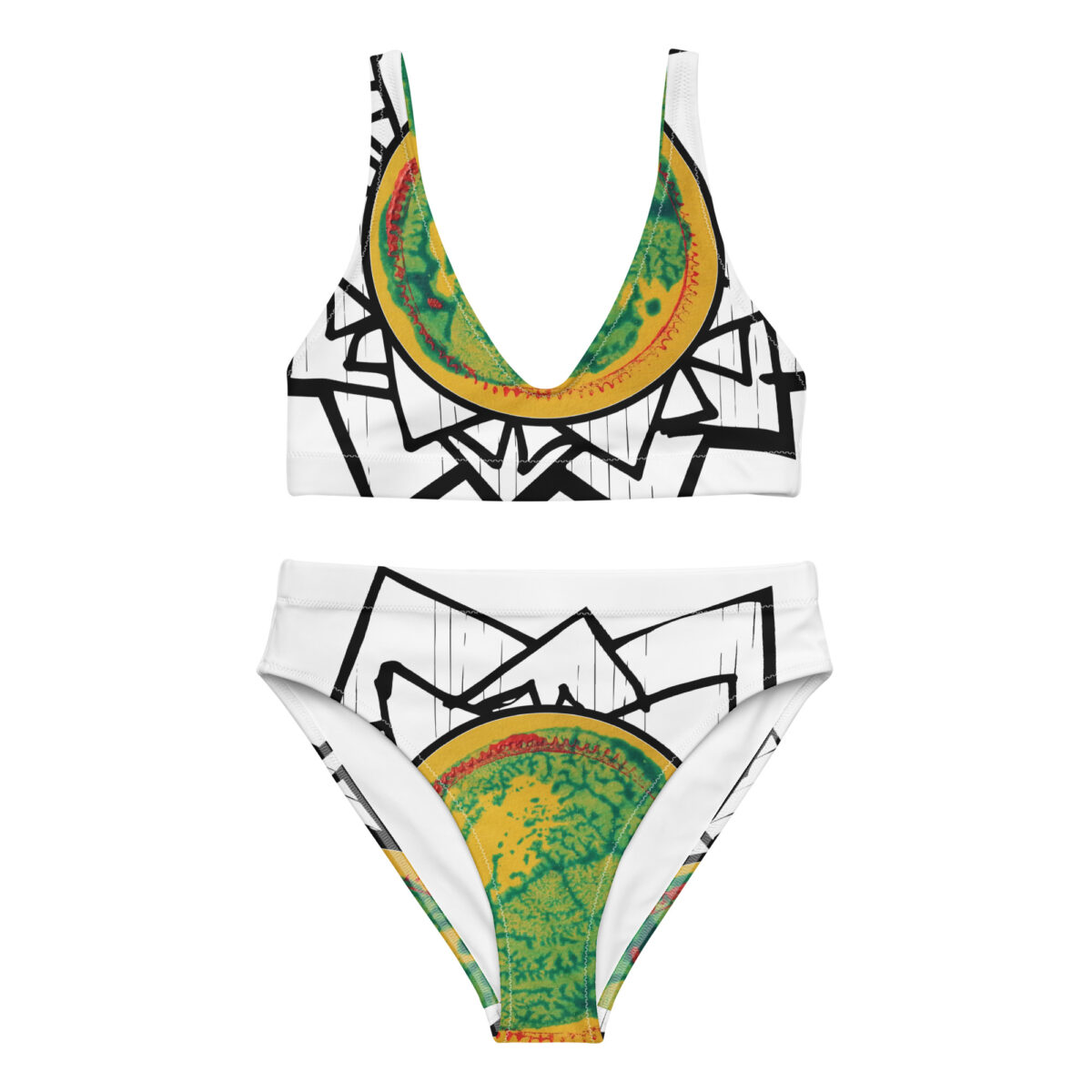 Distant Planet – Recycled High-Waisted Bikini