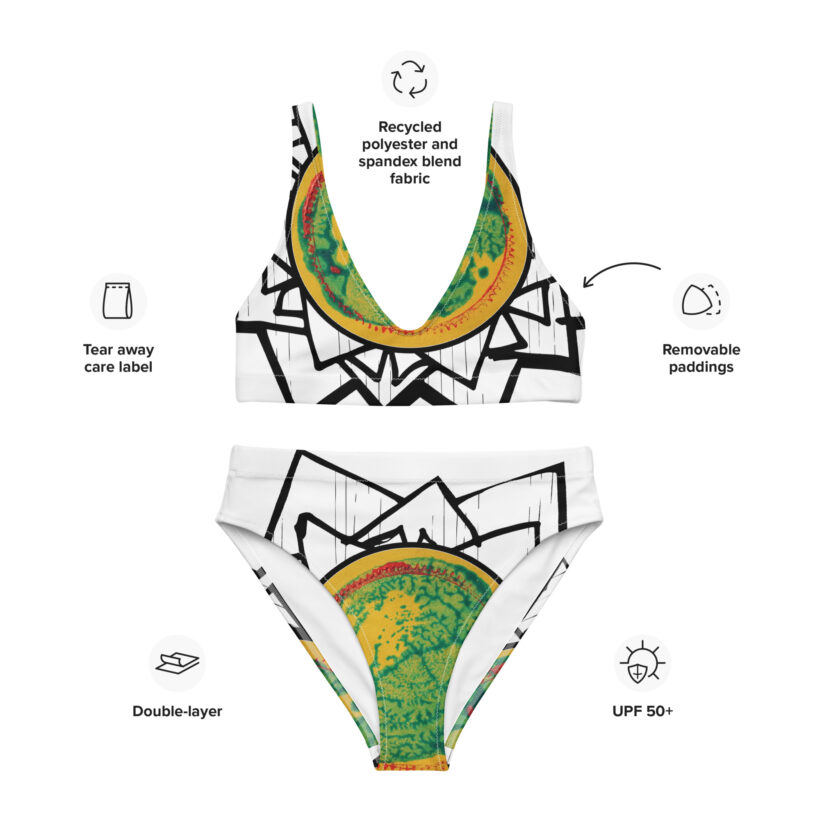 Distant Planet – Recycled High-Waisted Bikini - Image 6