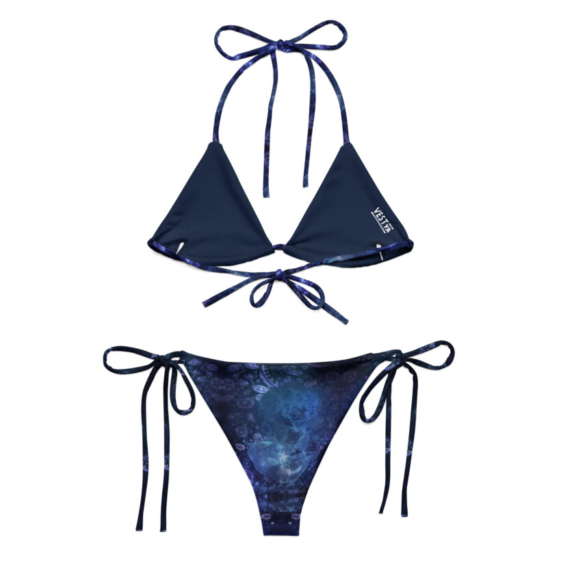 Dancing Whales - Recycled string bikini - Image 6
