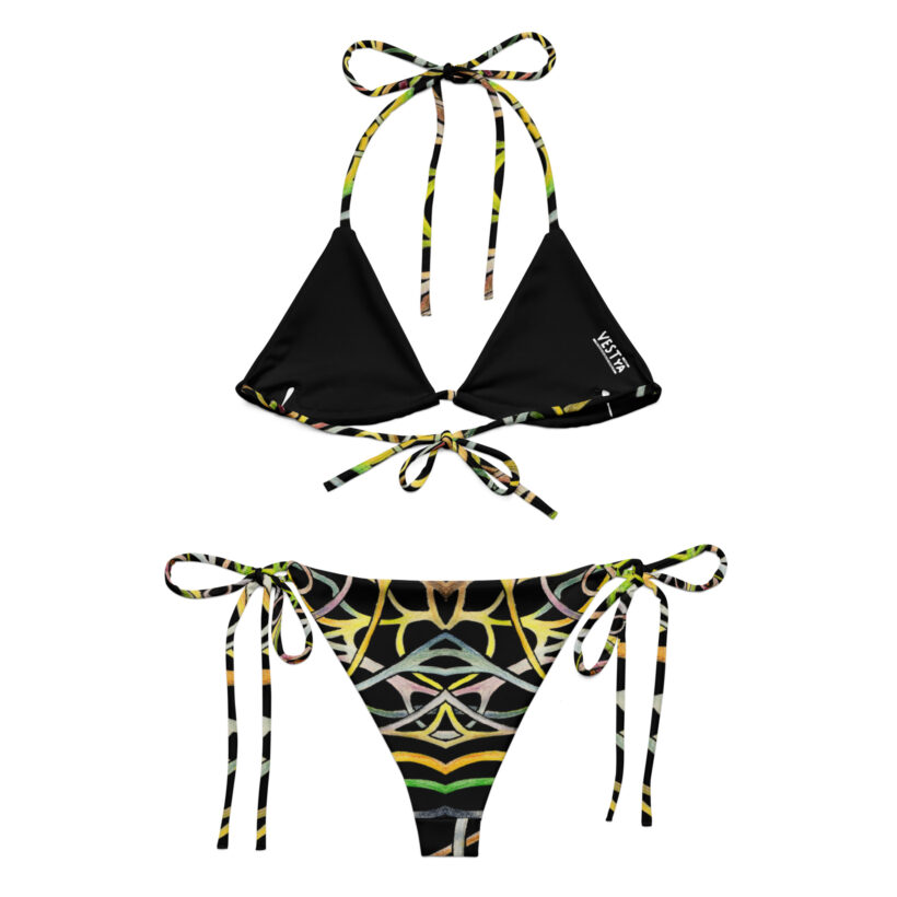 Intertwined Rainbow - Recycled String Bikini - Image 6