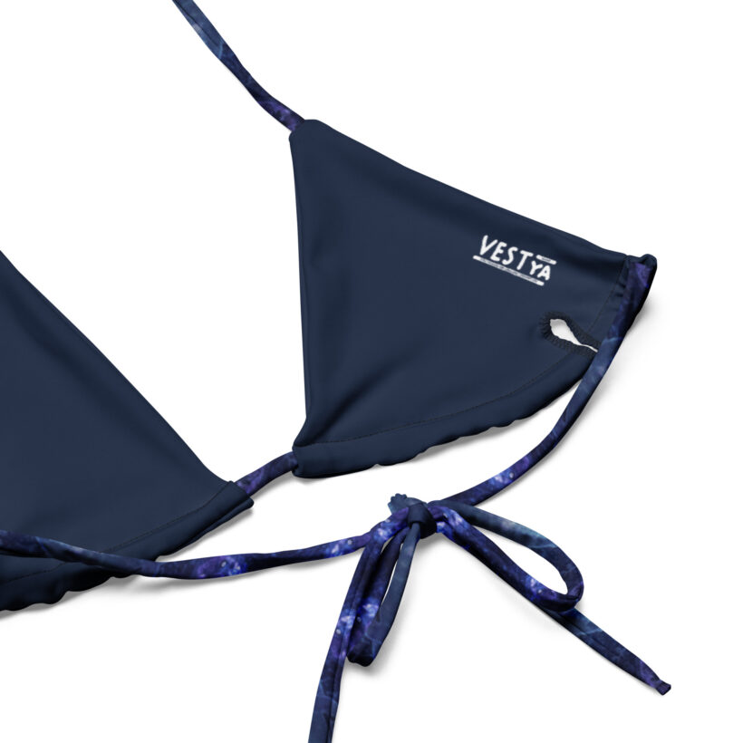 Dancing Whales - Recycled string bikini - Image 4