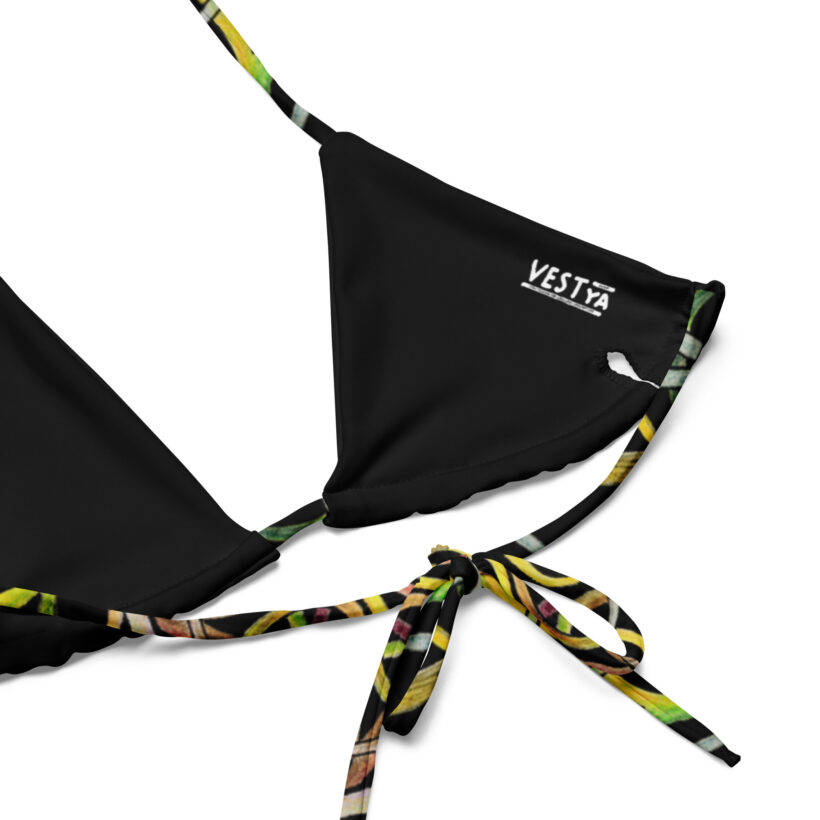 Intertwined Rainbow - Recycled String Bikini - Image 4