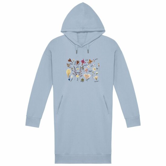 Organic Cotton and Recycled Polyester Hoodie Dress