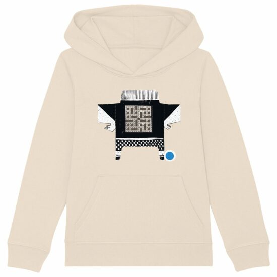 Kids Organic Cotton and Recycled Polyester Zipped Hoodie