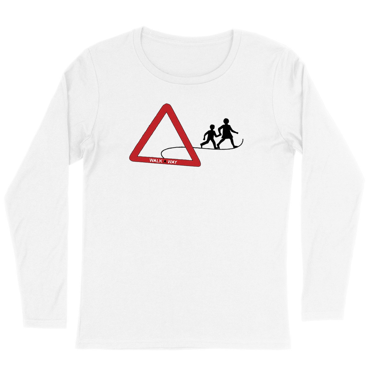 "Walk a Way" Fitted Long Sleeve