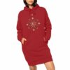 "Flower Mandala" Hoodie Dress